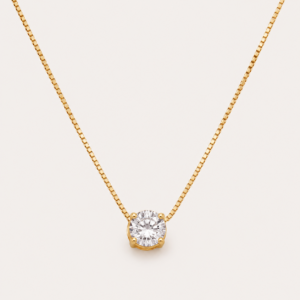 Solitaire Zircon Necklace