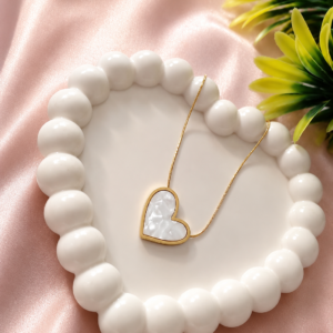 Pearl Heart Whisper Necklace