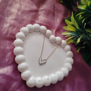 Open Heart Minimalist Necklace