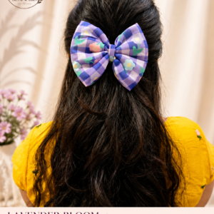 Lavender Bloom Bow Clip 🎀💜