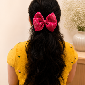 Ruby Bandhani Bow
